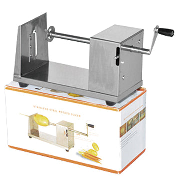 HSP-01 tornado potato cutter for creating spiral-cut potatoes in commercial settings.