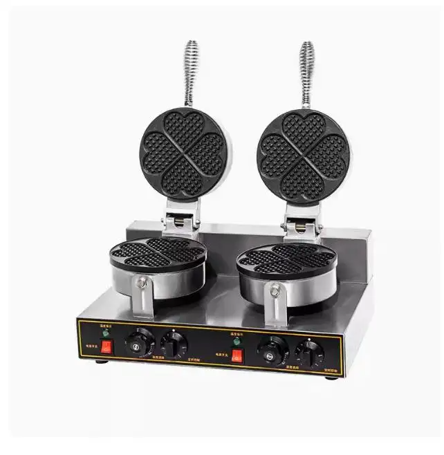 HX-2207-2 - Heart-Shape Waffle Baker (2KW, Teflon Plates) - Commercial.