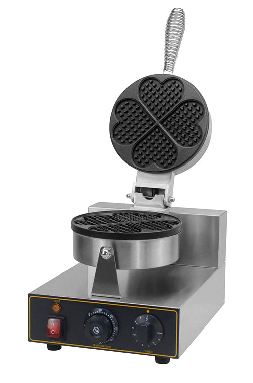 HX-2207 - Heart-Shape Waffle Baker (1.1KW, Teflon Plates) - Commercial.