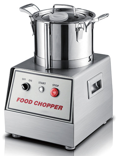 QS810 10L electric food cutter with 1100W power and 1400 RPM motor