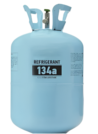 R134a Refrigerant Gas Cylinder, 13.6kg with 99.9% purity for HVAC and refrigeration systems.

