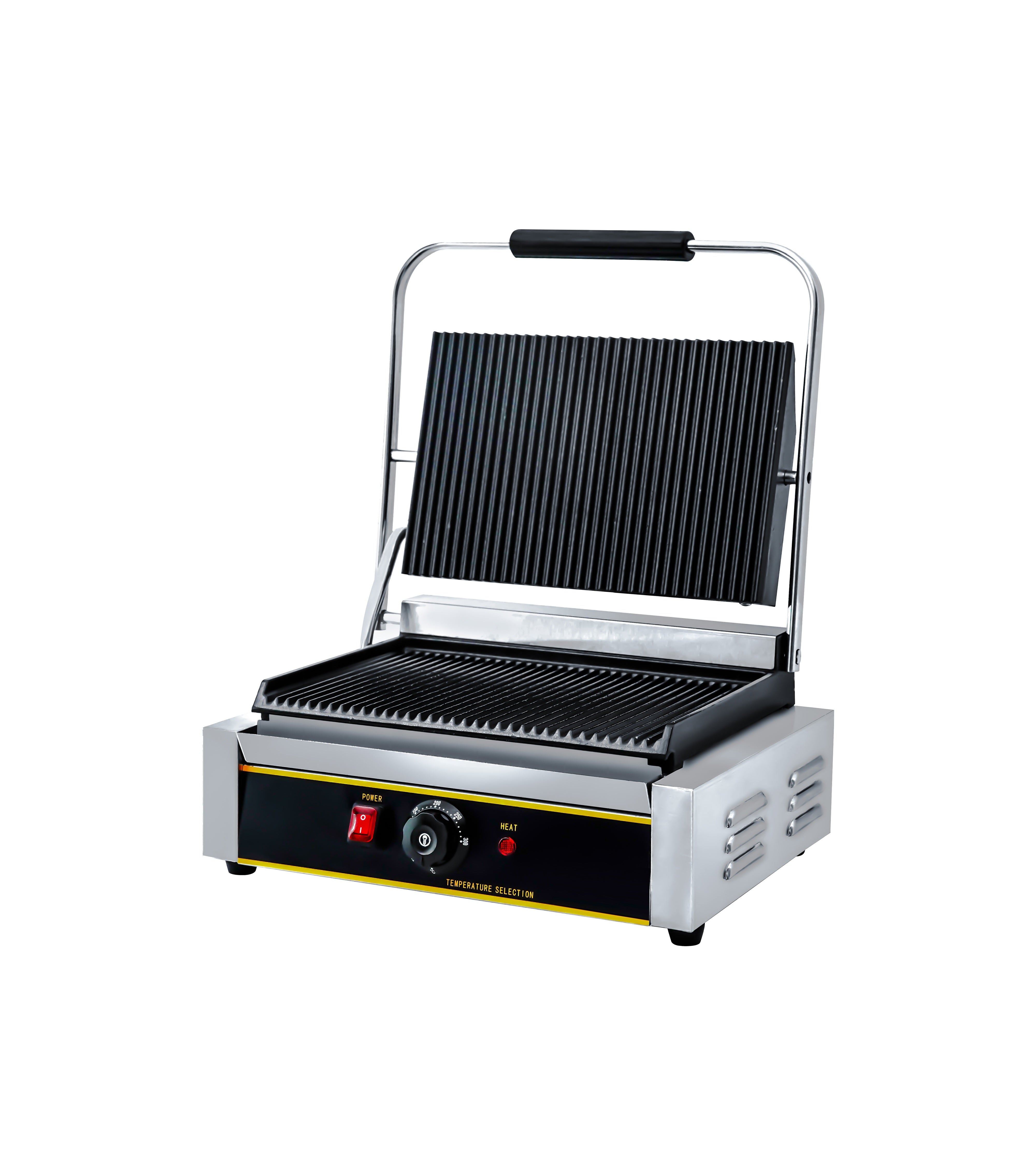 WG-811E – Electric Contact Grill (Full Grooved) – Commercial.