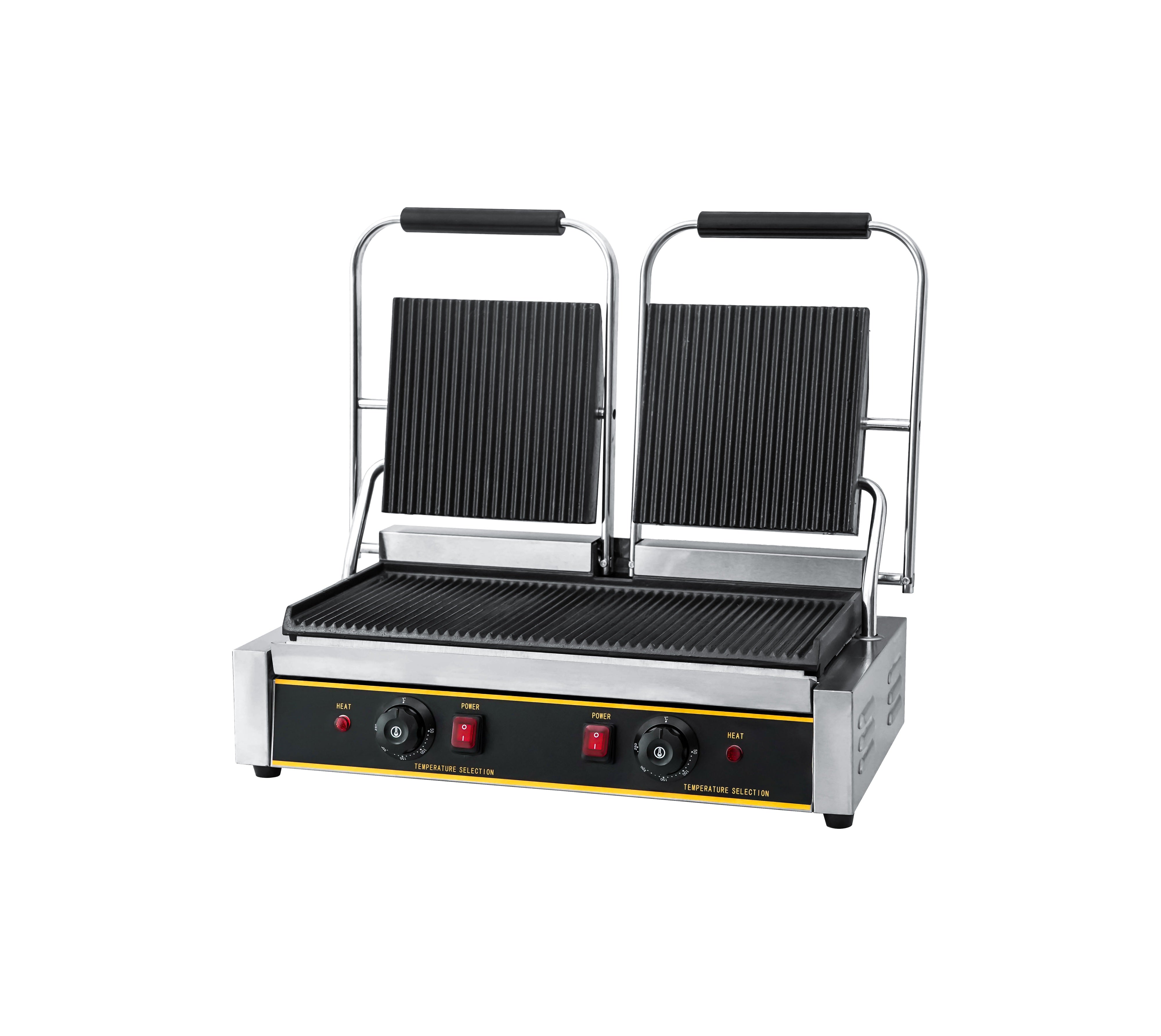 WG-813 – Electric Contact Grill (Full Grooved) – Commercial.