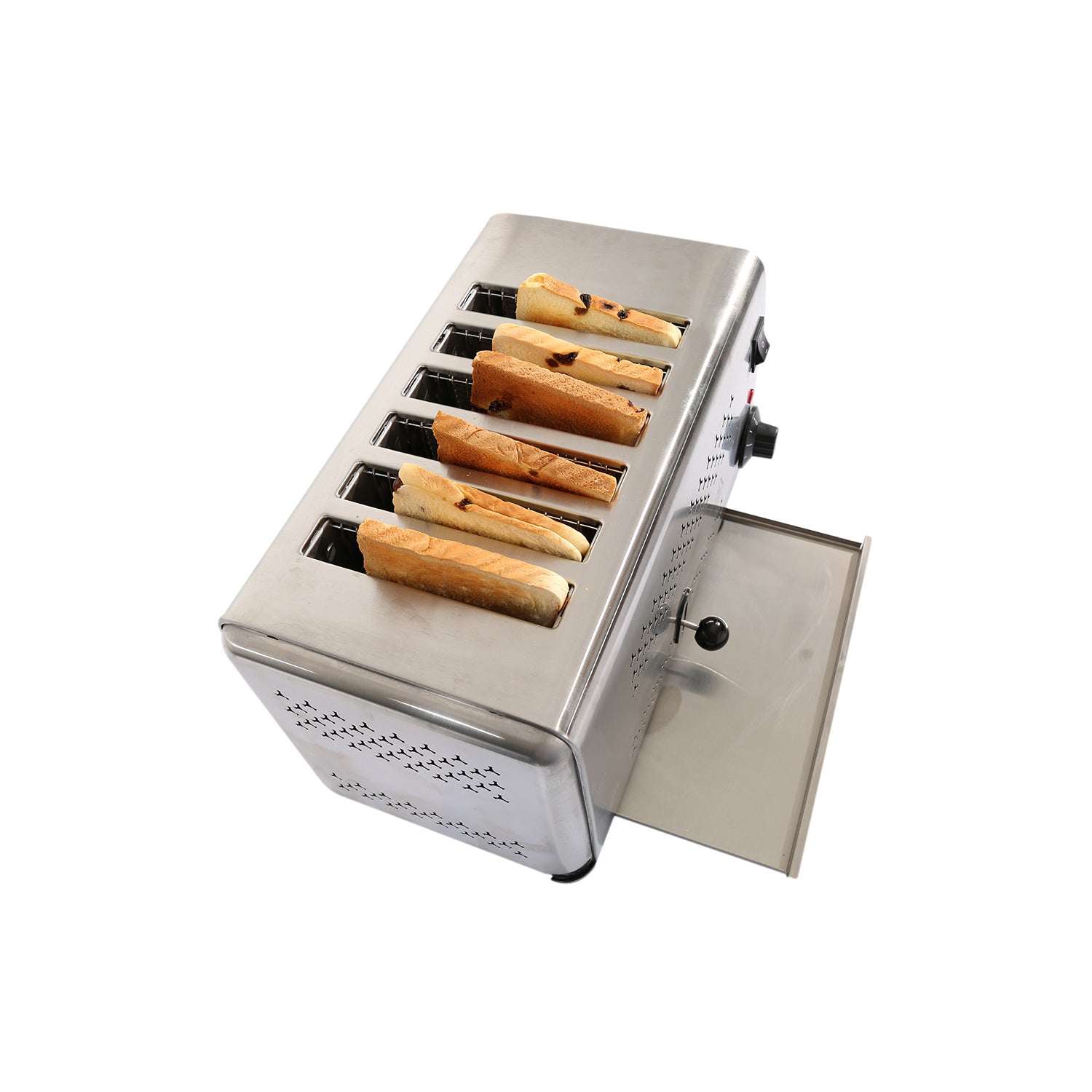 WG-DS-6 6 Slice Commercial Toaster 2.5kW – Stainless Steel