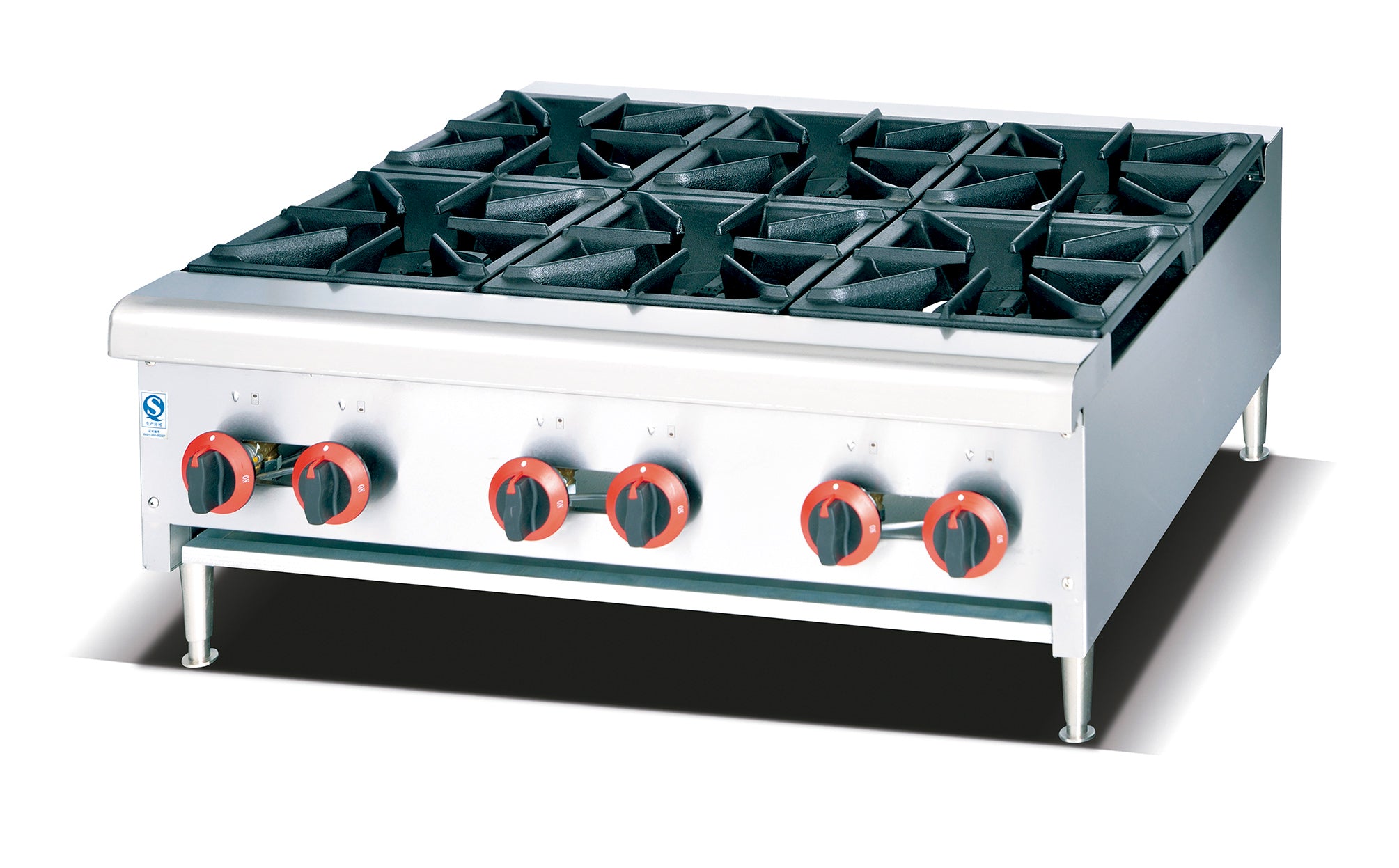 WG-GH-6S – 6-Burner – Gas Stove US Style – Commercial.