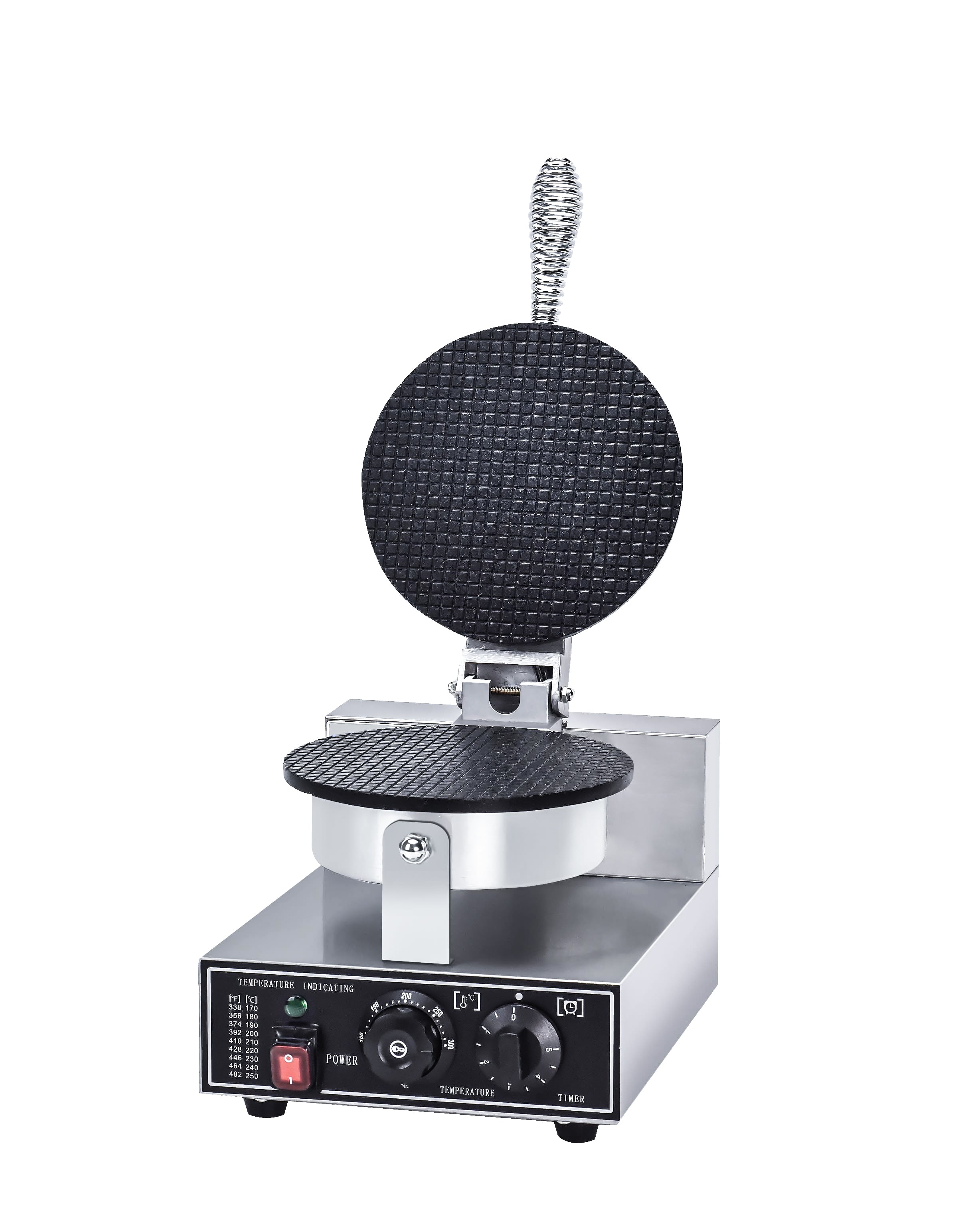 WG-HF-1XG – 20.9cm 1 Plate Cone – Waffle Baker – Commercial.
