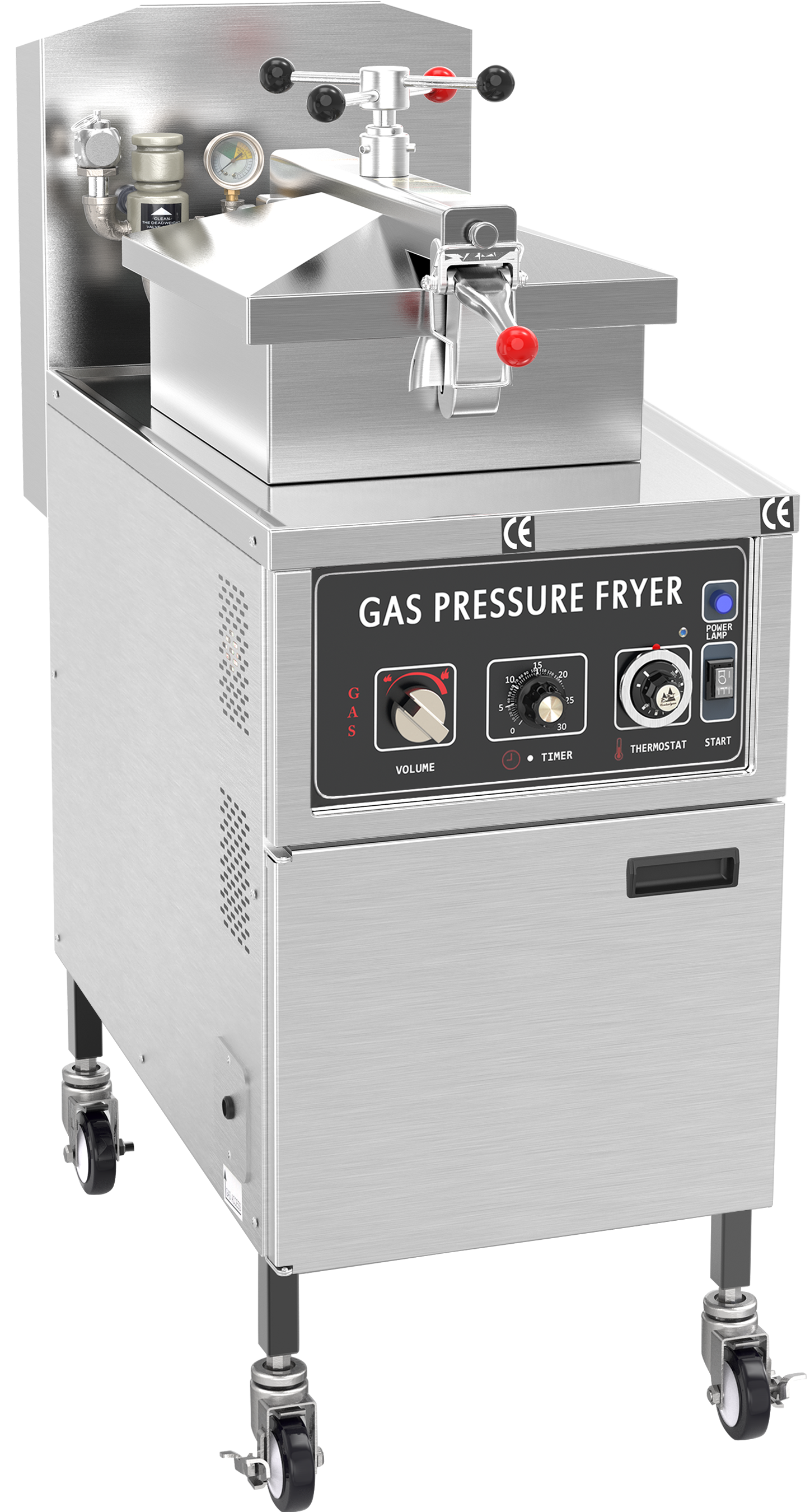 WG-XZ-25 – 25L – Gas Pressure Fryer – Commercial.