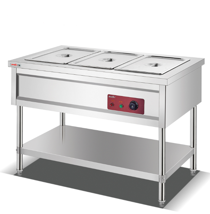 YTC-2170 6-pan floor standing bain marie commercial kitchen equipment Tanzania